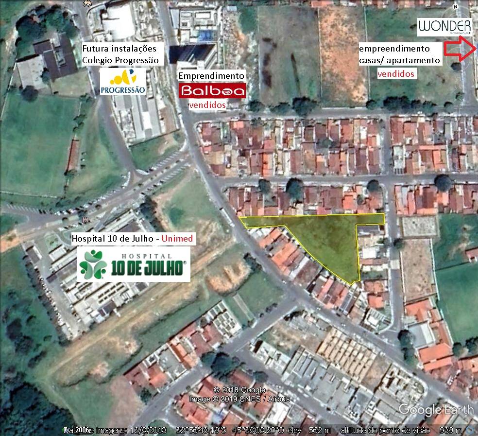 #19614 - Terreno para Venda em Pindamonhangaba - SP
