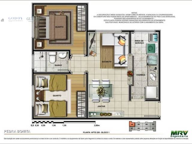 Apartamento para Venda em Pindamonhangaba - 2